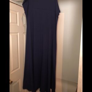 Navy LLR maxi skirt